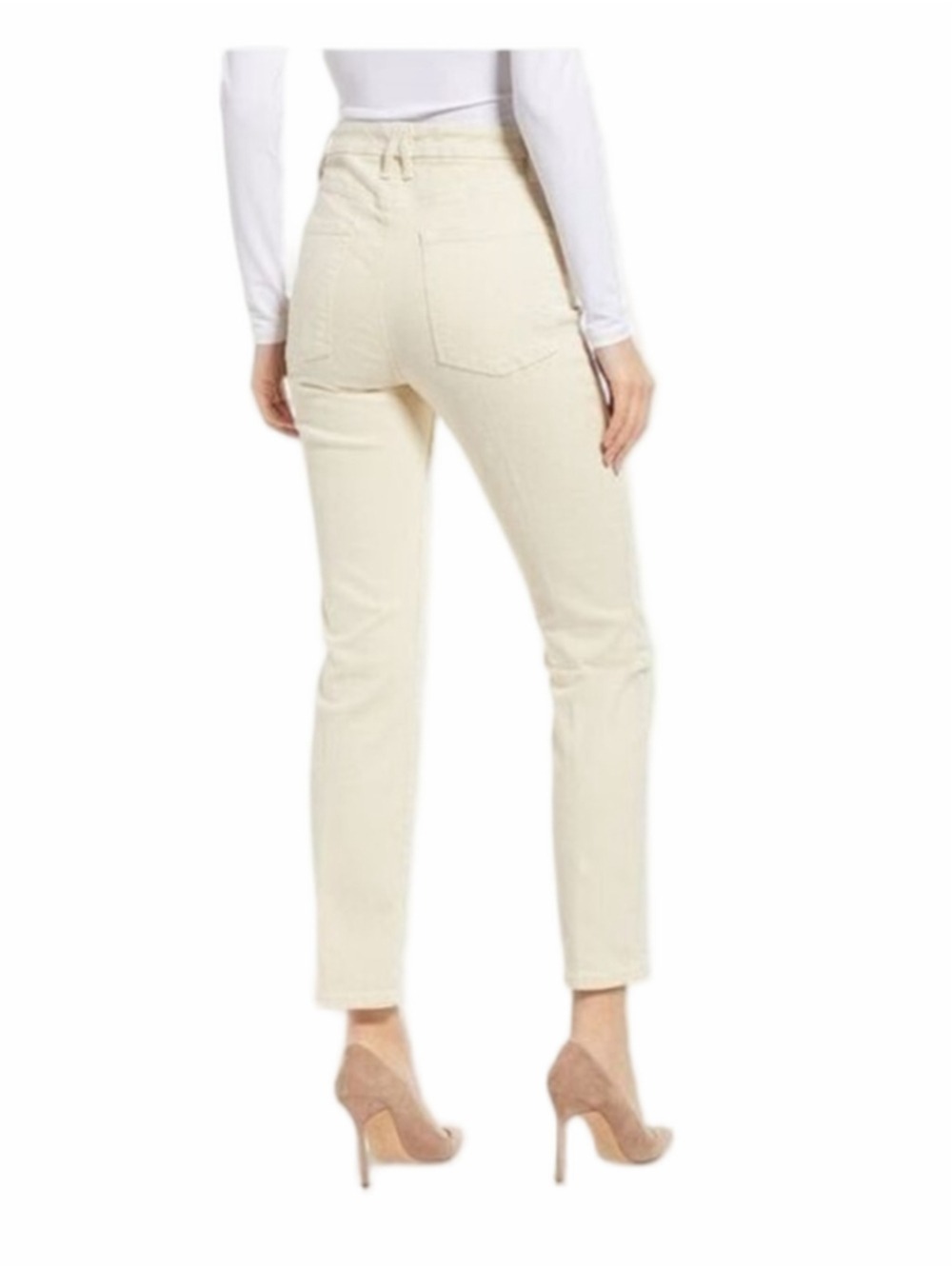 Good American Bone Better Than Leather Icon Pants Size 2